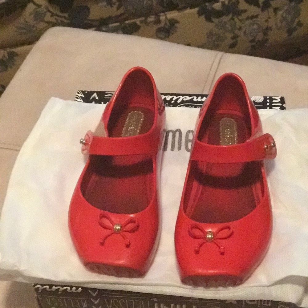 Mini Melissa ballet shoes size 8